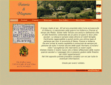 Tablet Screenshot of fattoriadimugnano.com